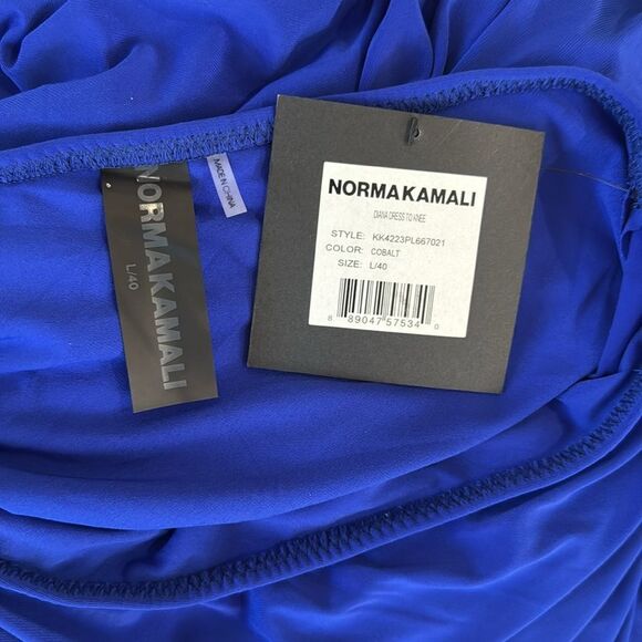 NWT NORMA KAMALI Diana Dress in Berry Blue Revolve Large - Picture 10 of 12